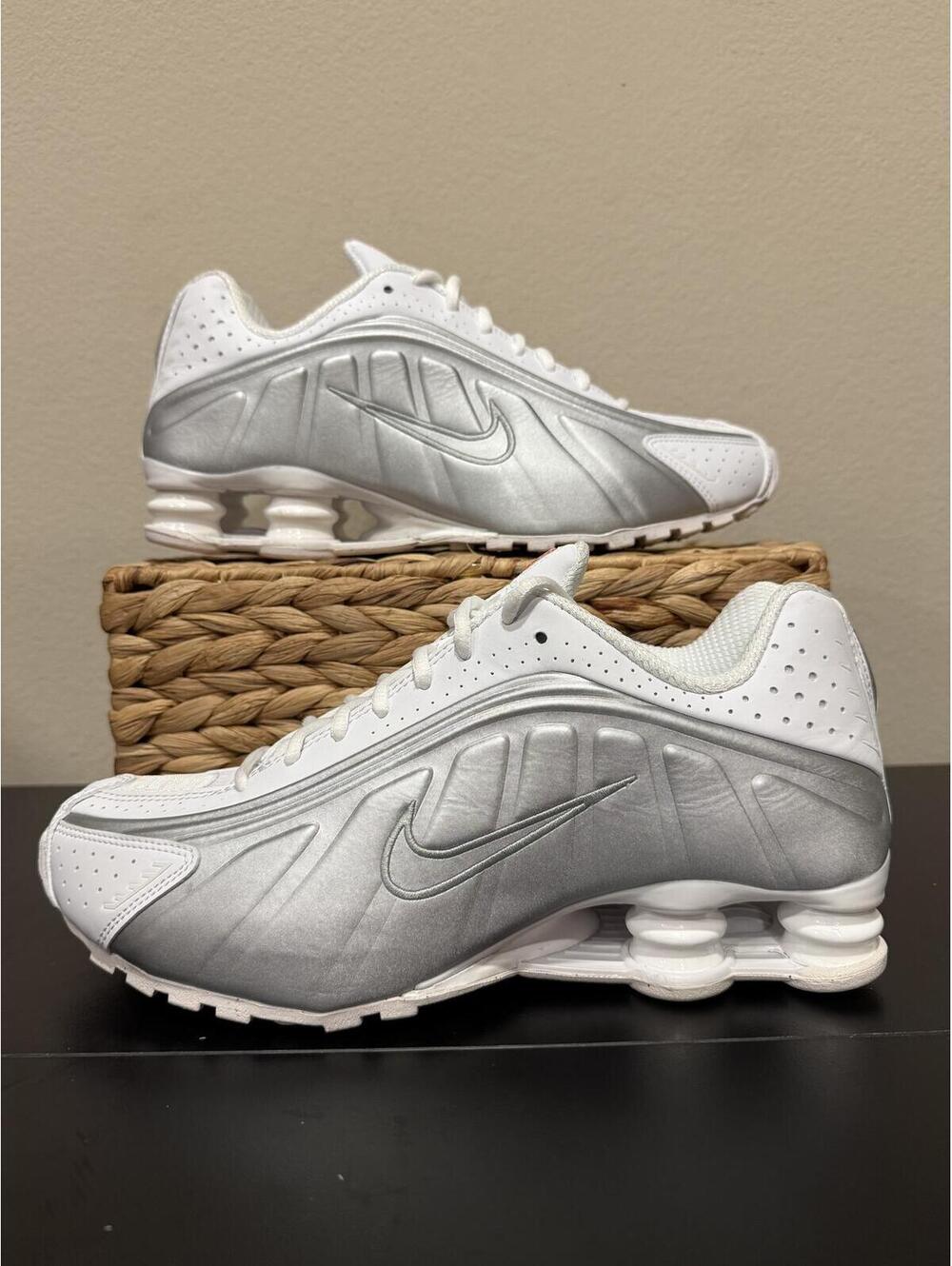 Size 10 - Nike Women’s Shox R4 “White Metallic”